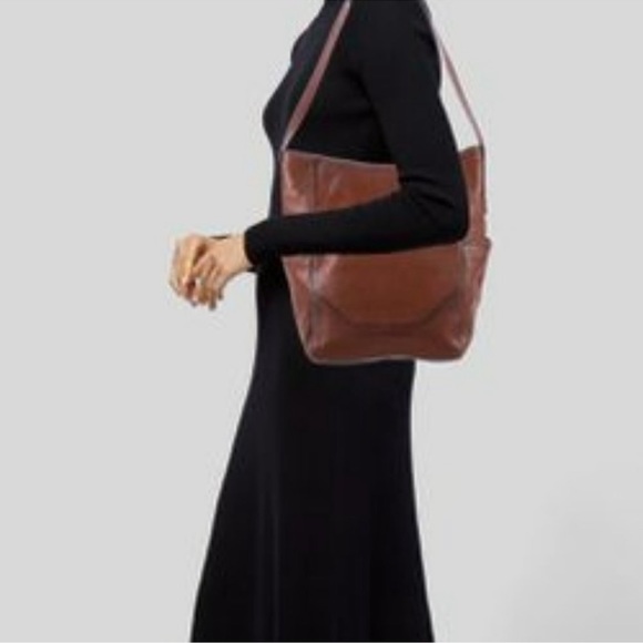 Frye Handbags - Frye Side Pocket Leather Hobo bag